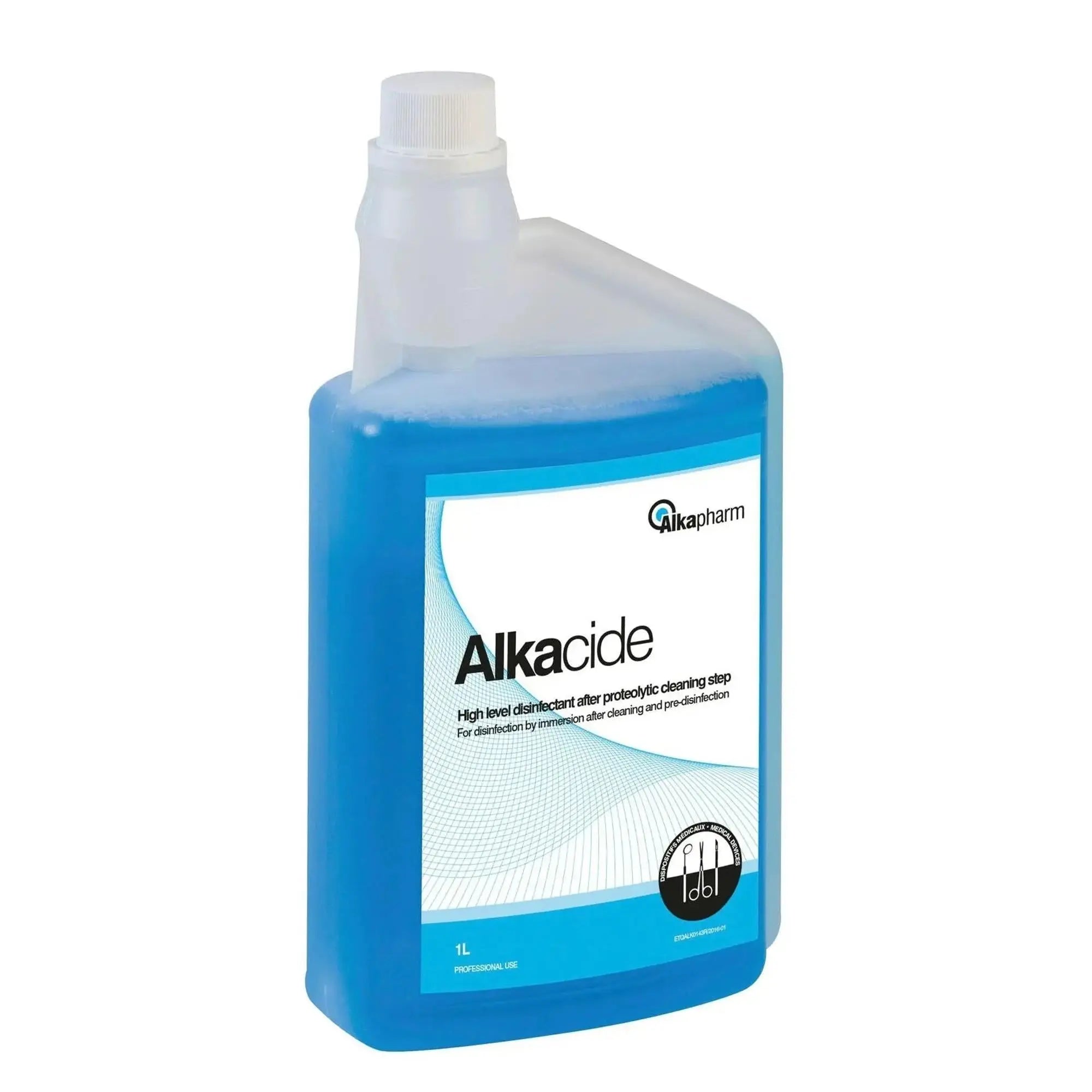 Alkacide - Final cold disinfectant - Dosing bottle - 1 L - Alkapharm