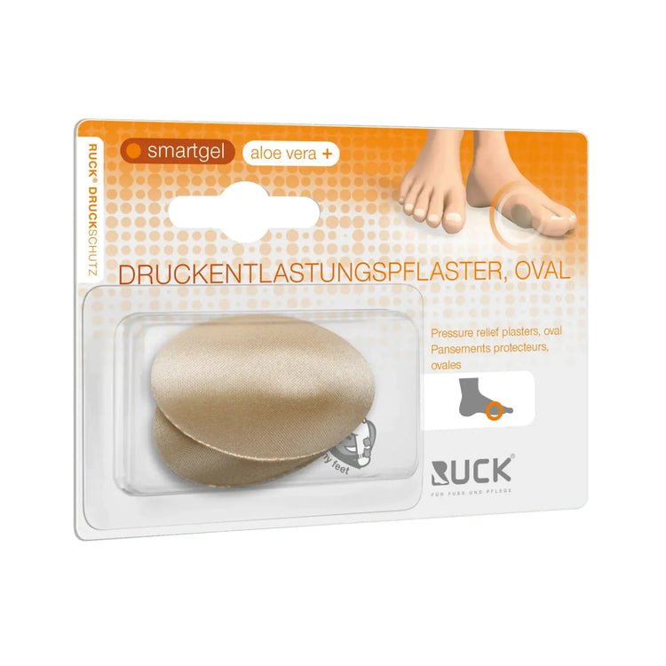 Coussin de protection ovale pour hallux valgus - 2 pièces - Ruck Ruck 