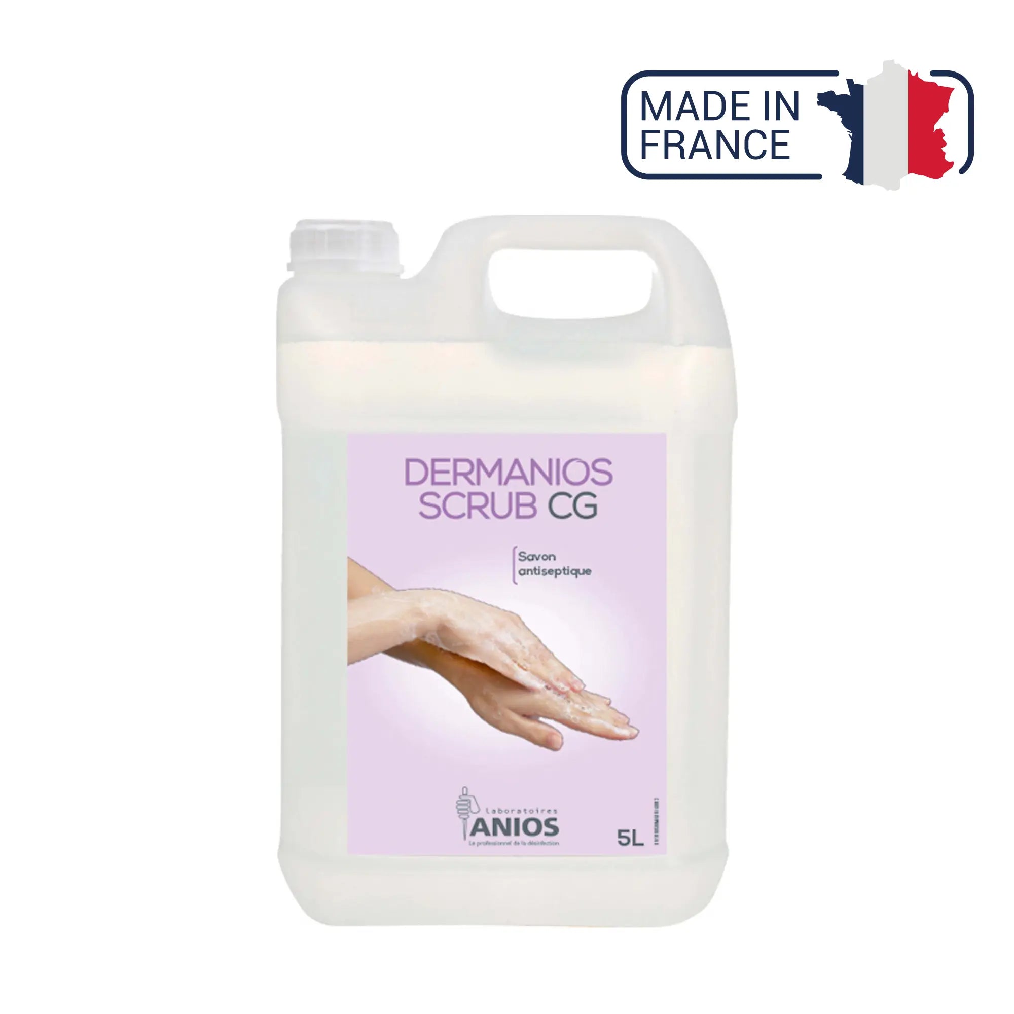 Dermanios Scrub CG savon antiseptique - Différentes tailles - Anios - My Podologie