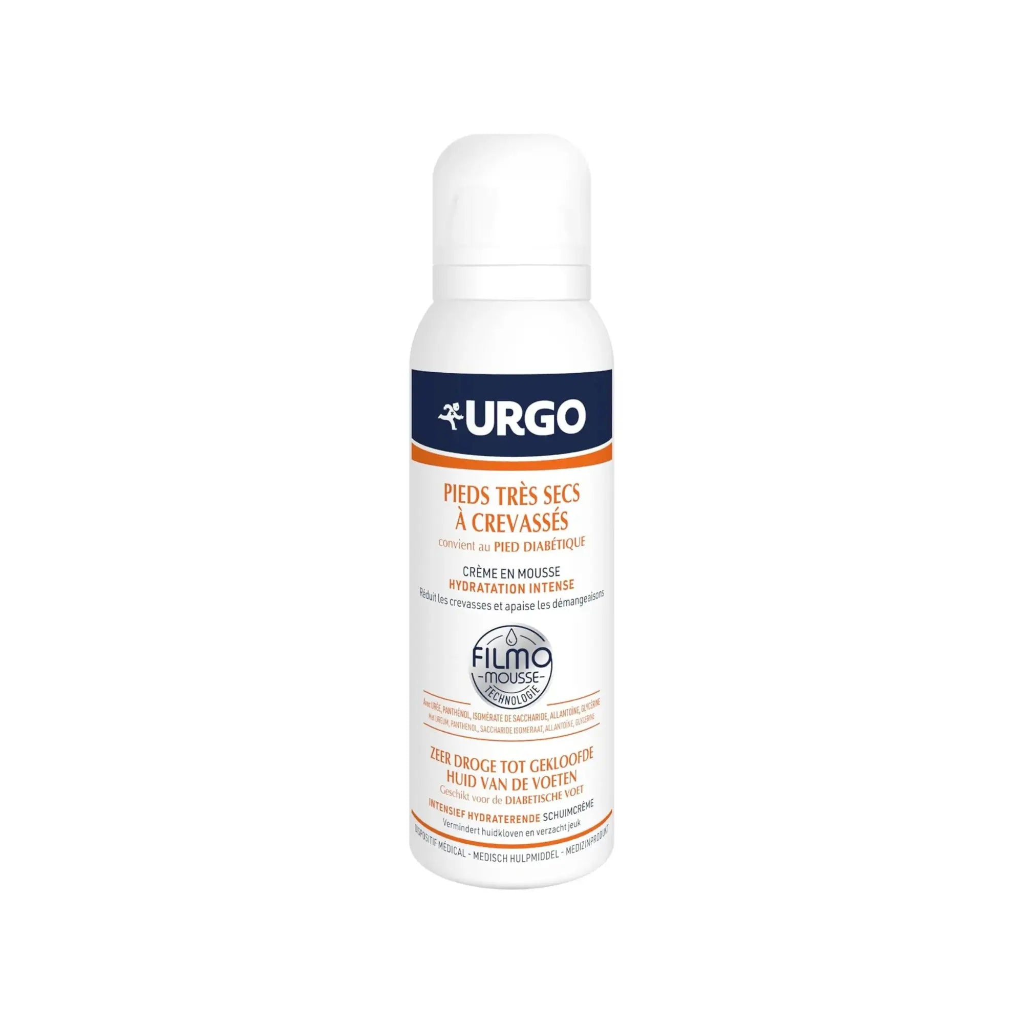 Filmomousse - Hydratation intense pieds très secs à crevassés - 125 ml - Urgo Urgo 