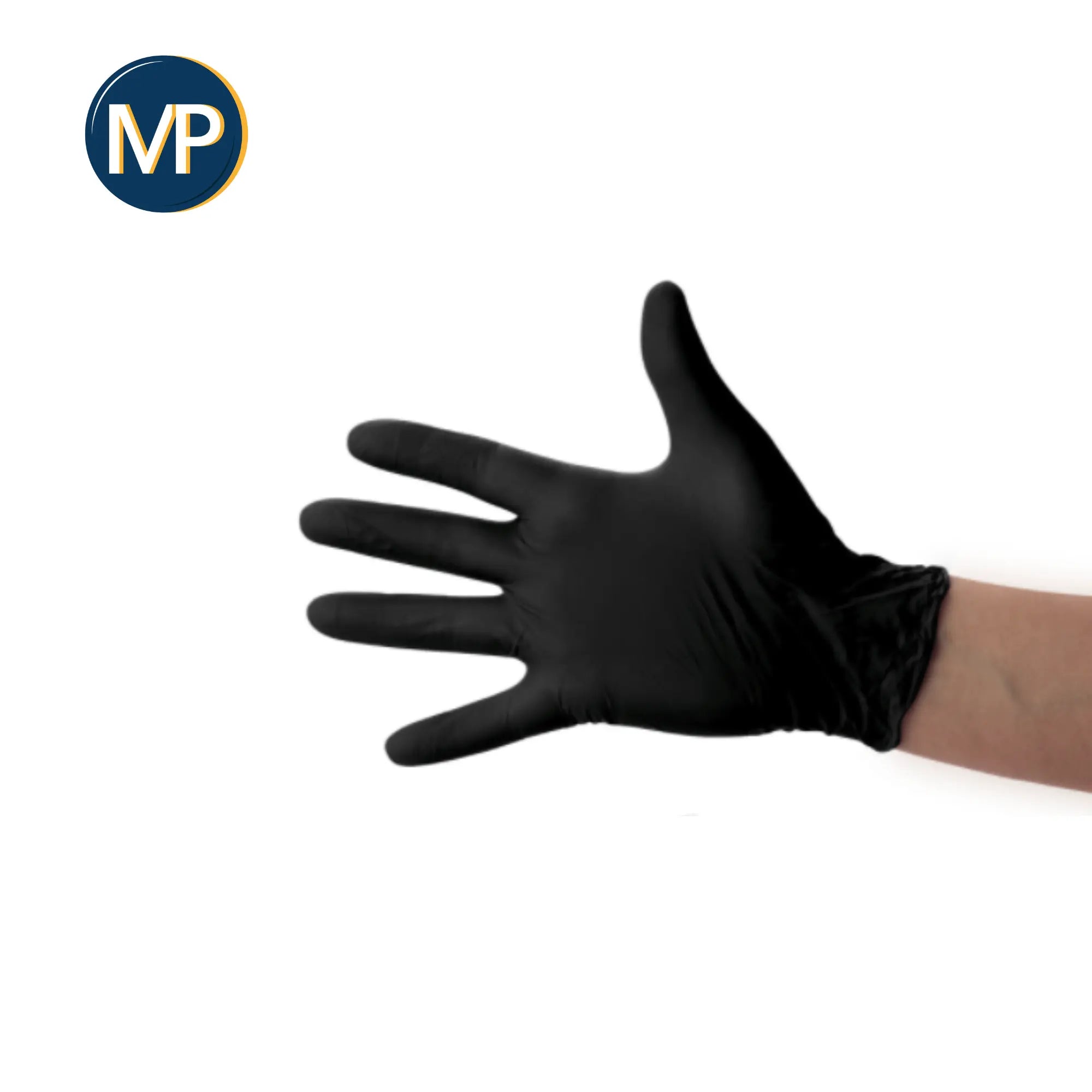 Gants d'examen - Nitrile Noir - Sans poudre - Boite de 100 - My Podologie // Destockage MP 