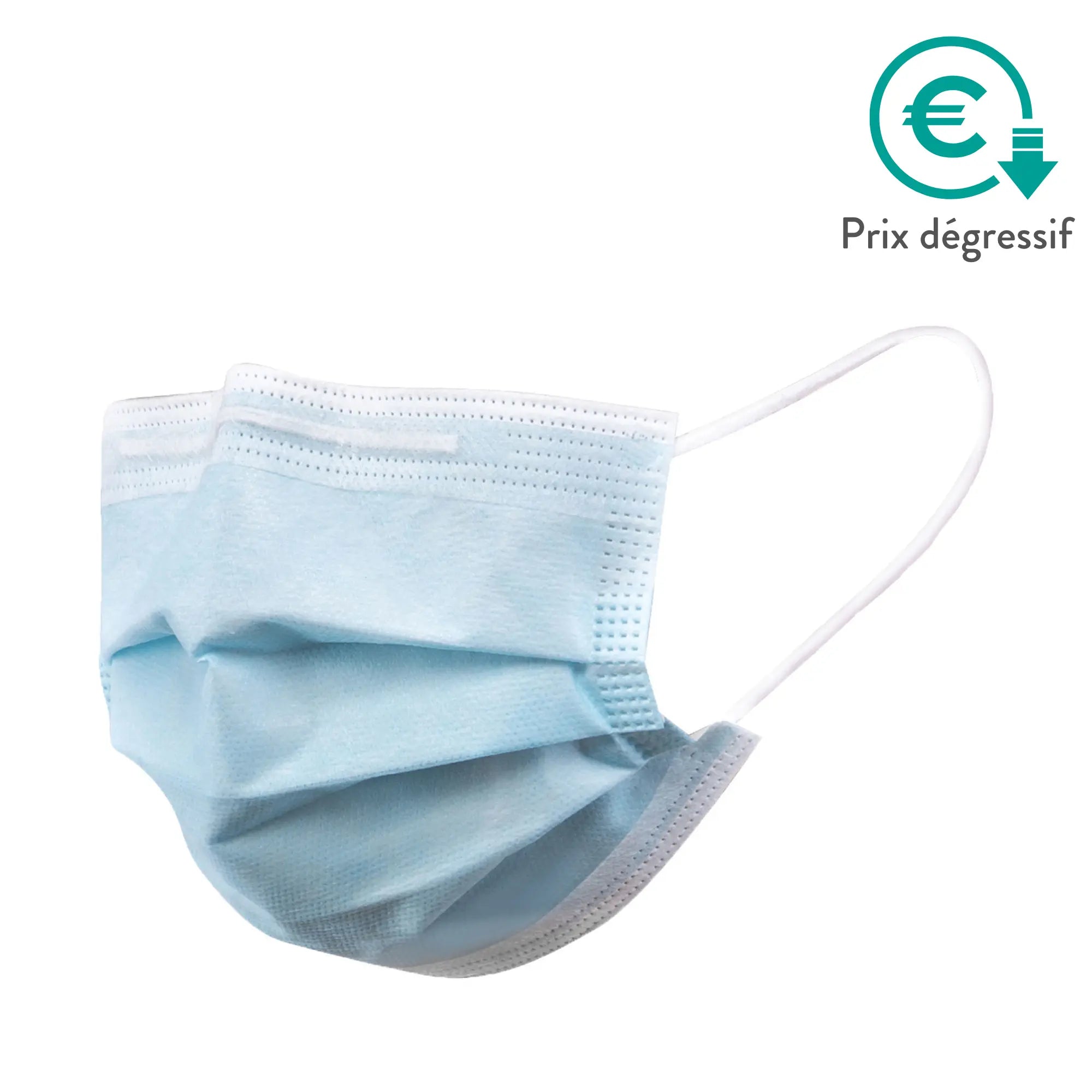 3-ply type II surgical mask - EN14683 standard - CE certification - Box of 50 masks - My Podologie