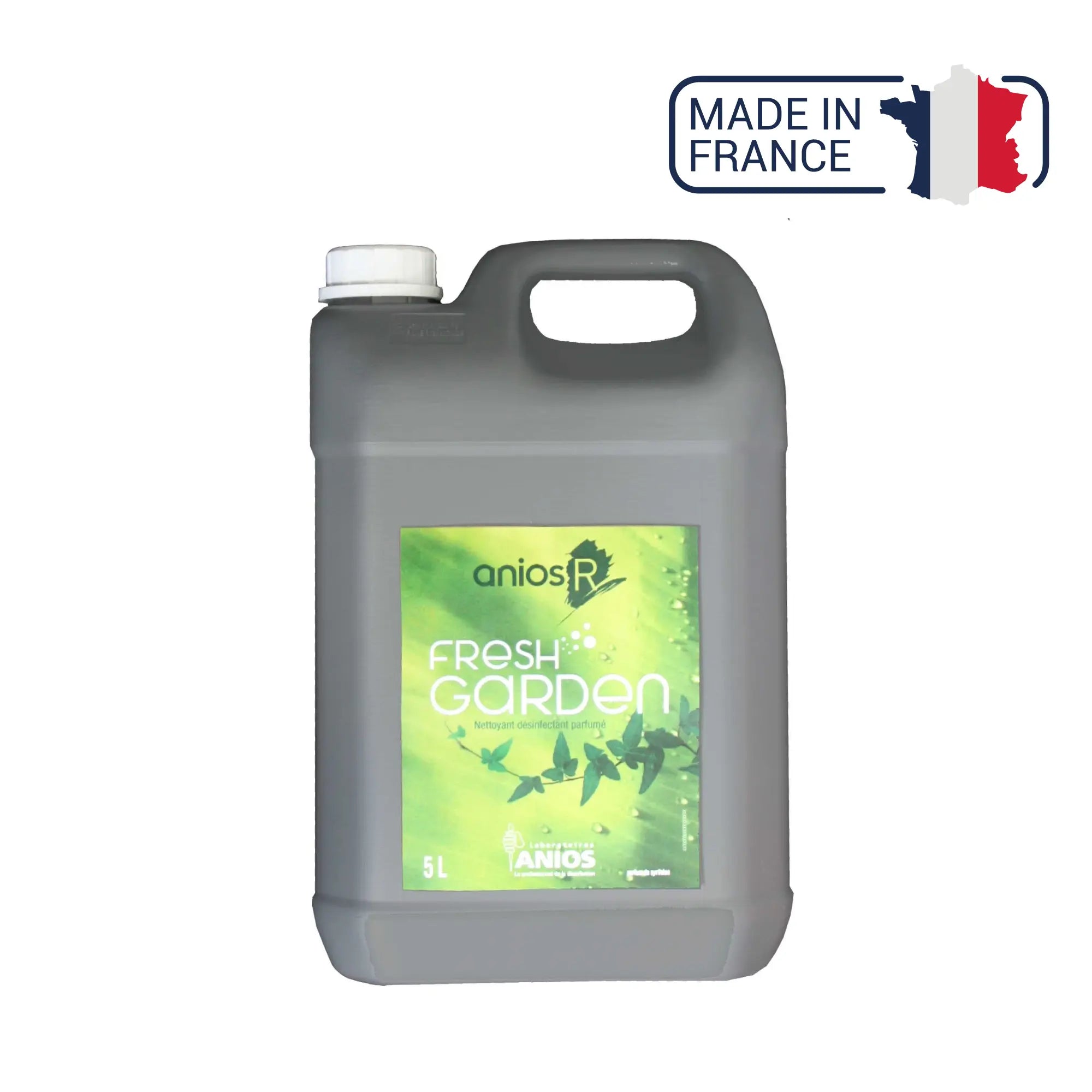 Nettoyant Fresh Garden - Sols et Surfaces - Désinfectant Parfumé - Bidon 5 L - Anios Anios 